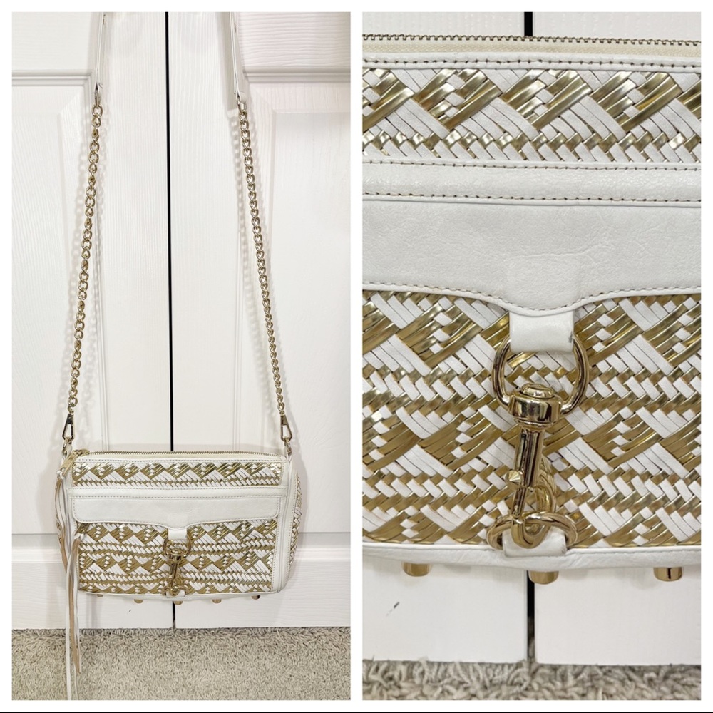 Rebecca Minkoff Mac Woven Leather Aztec Crossbody